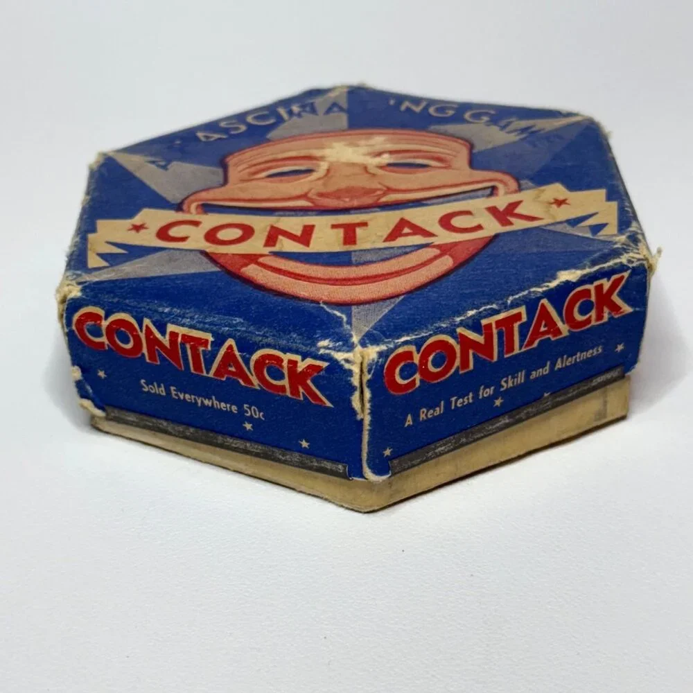 1939 Contack Game Original Dominos Family Board Game